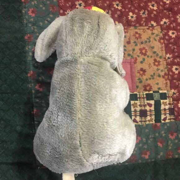 Chase International Gray Elephant Stuffed Animal 12" - Picture 3 of 4